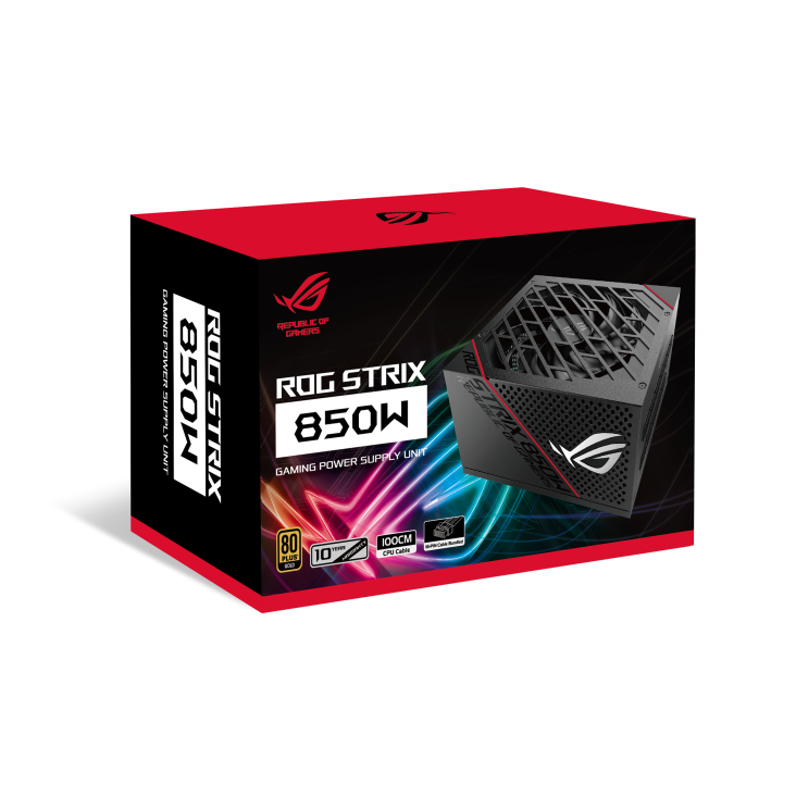 Nguồn máy tính Asus ROG STRIX 850W Gold (16-pin cable)