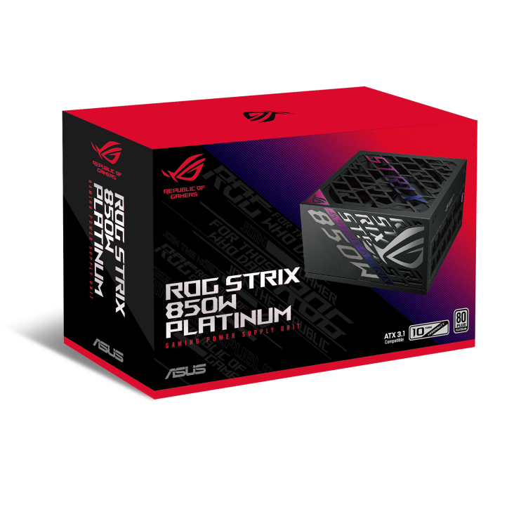 Nguồn máy tính Asus ROG STRIX 850W Platinum
