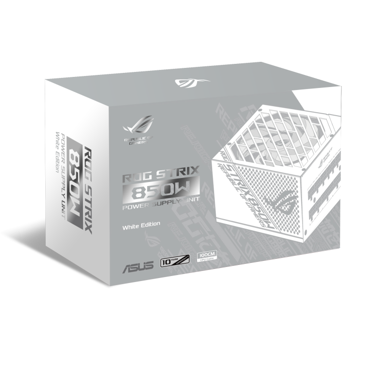 Nguồn máy tính Asus ROG Strix 850W White 80 Plus Gold