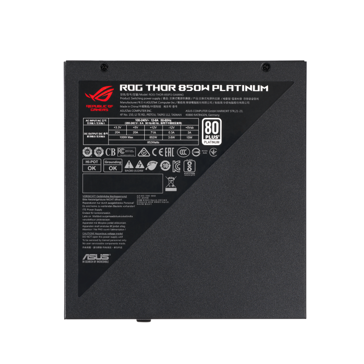 Nguồn máy tính Asus ROG Thor 850W Platinum II