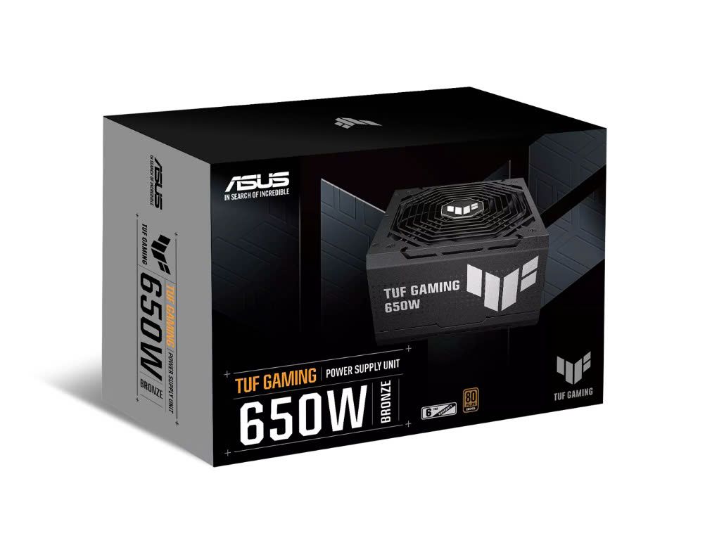 Nguồn máy tính Asus TUF Gaming 650W Bronze