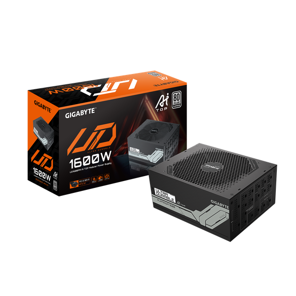 Nguồn máy tính GIGABYTE UD1600PM PG5 AI TOP