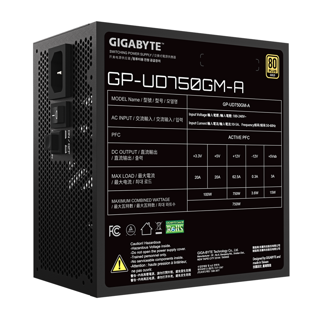 Nguồn máy tính GIGABYTE UD750GM-A