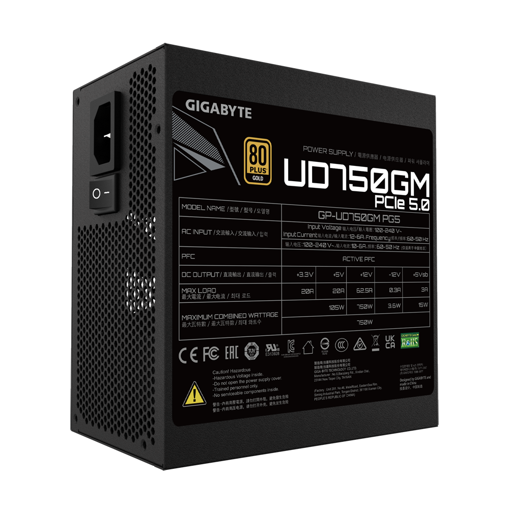 Nguồn máy tính GIGABYTE UD750GM PG5