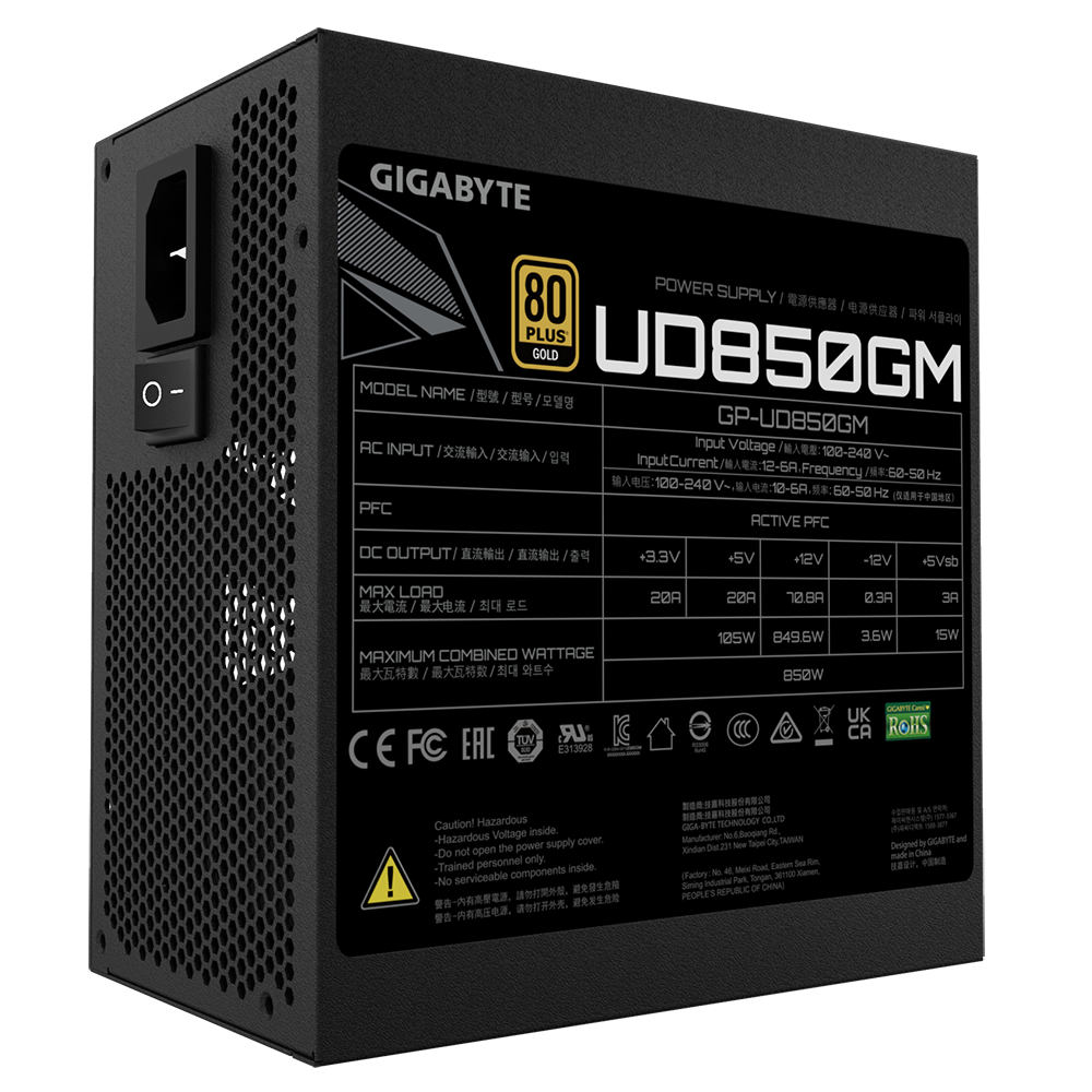 Nguồn máy tính GIGABYTE UD850GM