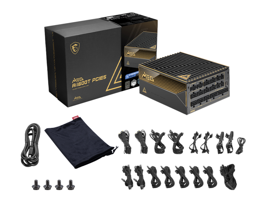 Nguồn máy tính MSI MEG Ai1600T PCIE5