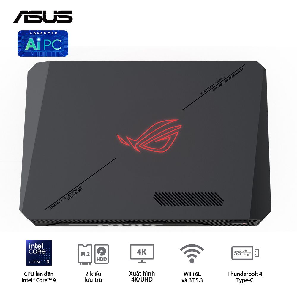 ROG NUC RNUC14SRKU7168A1I - Intel® Ultra 7 155H (up to 4.80 GHz) 16 Cores 22 Threads, NVIDIA RTX 4060 8GB GDDR6