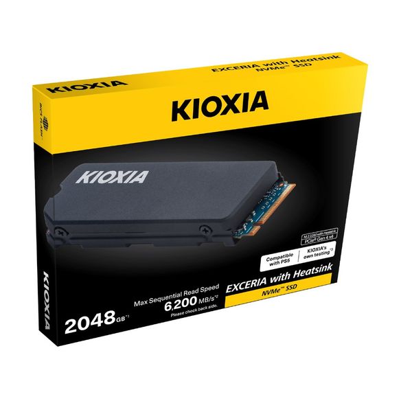 SSD KIOXIA with Heatsink NVMe 2TB