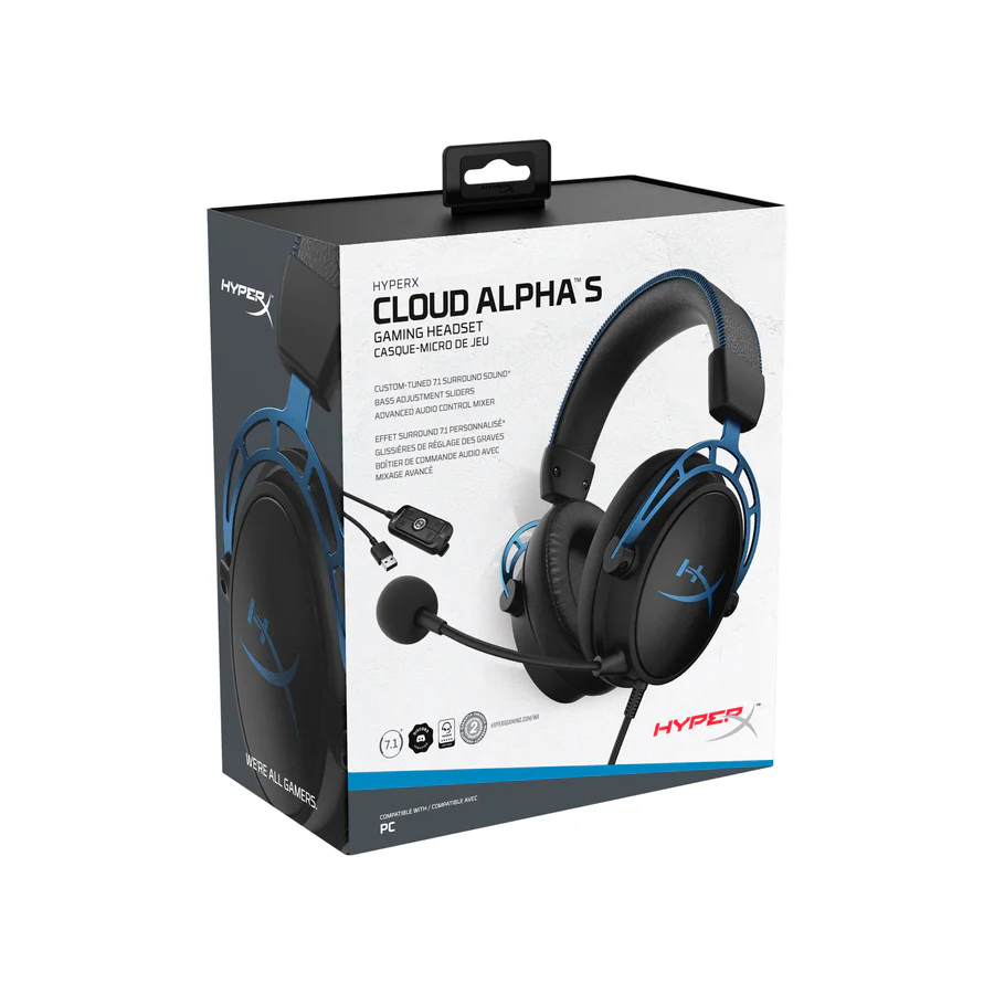 Tai Nghe HyperX Cloud Alpha S 7.1 Surround - USB