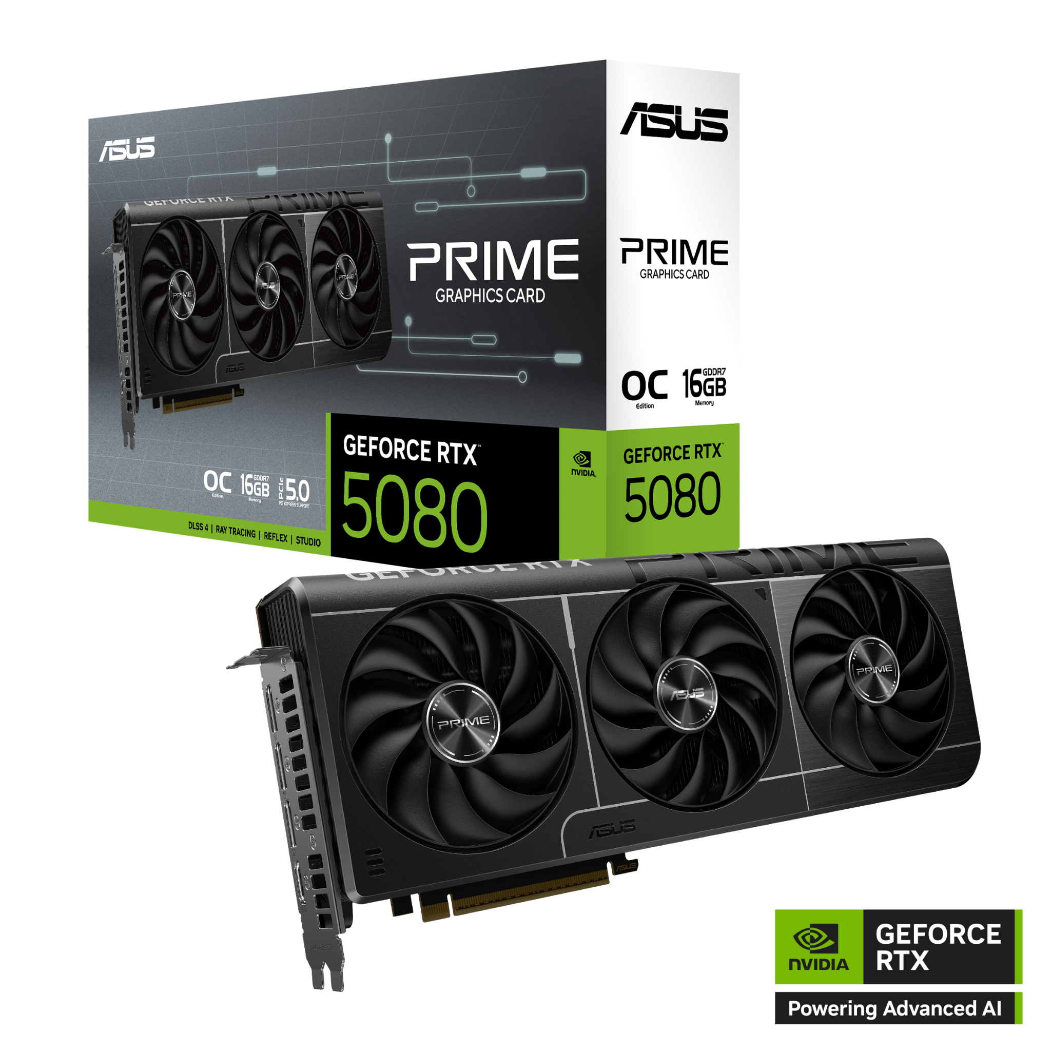 VGA ASUS Prime Geforce RTX 5080 16GB OC Edition GDDR7
