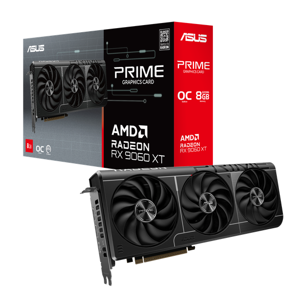 VGA ASUS Prime Radeon RX 9060 XT 8GB GDDR6 OC Edition