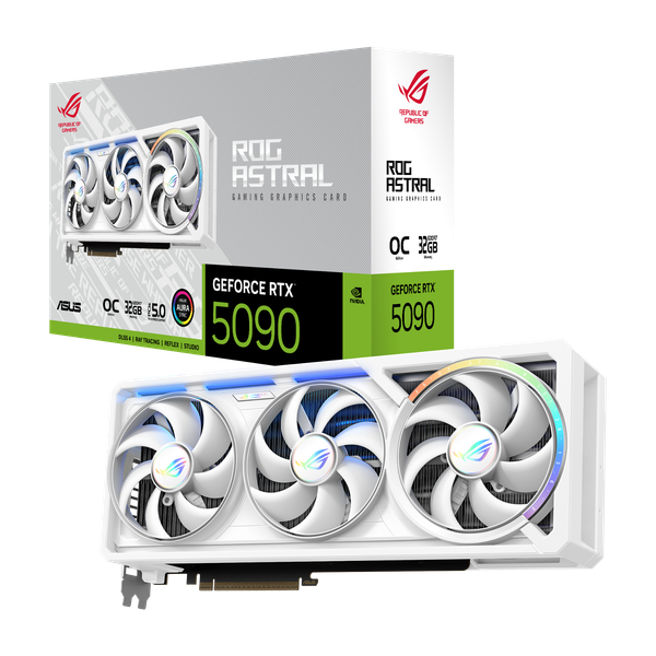 VGA ASUS ROG Astral GeForce RTX™ 5090 32GB GDDR7 WHITE OC Edition