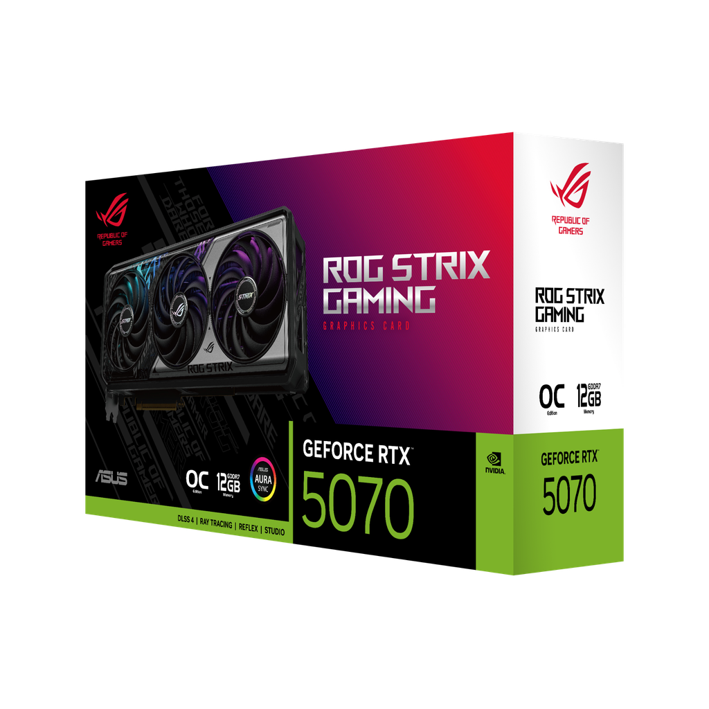 VGA ASUS ROG STRIX Geforce RTX™ 5070 12GB OC Edition GDDR7