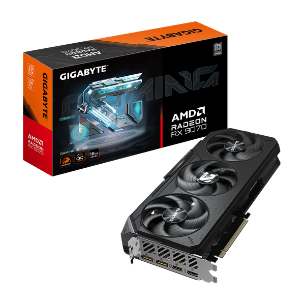 VGA GIGABYTE Radeon™ RX 9070 GAMING OC 16G