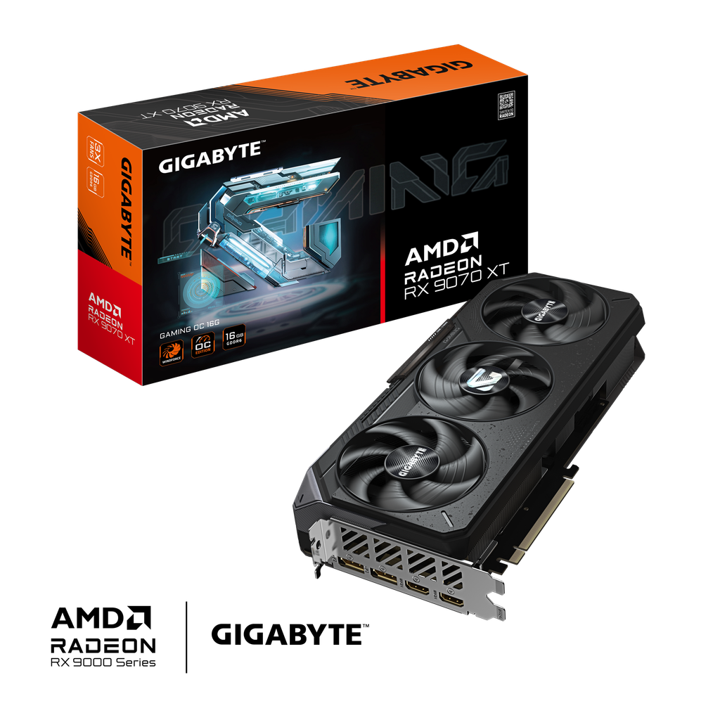 VGA GIGABYTE Radeon™ RX 9070 XT GAMING OC 16G