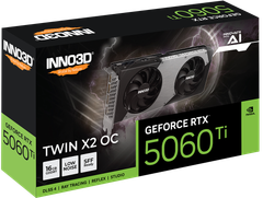 VGA INNO3D GeForce RTX™ 5060 Ti TWIN X2 OC 16GB