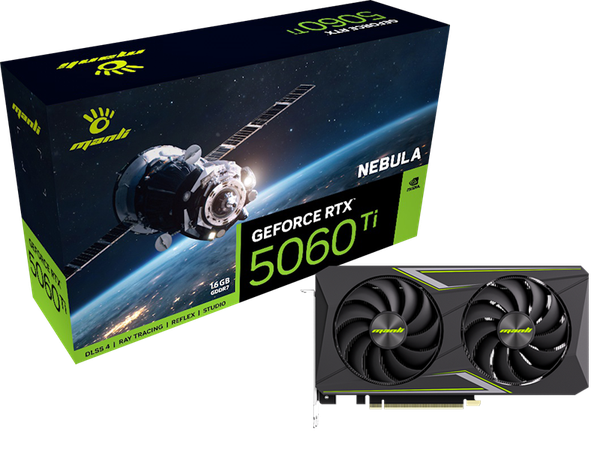 VGA Manli Nebula GeForce RTX 5060 Ti GDDR7 16GB
