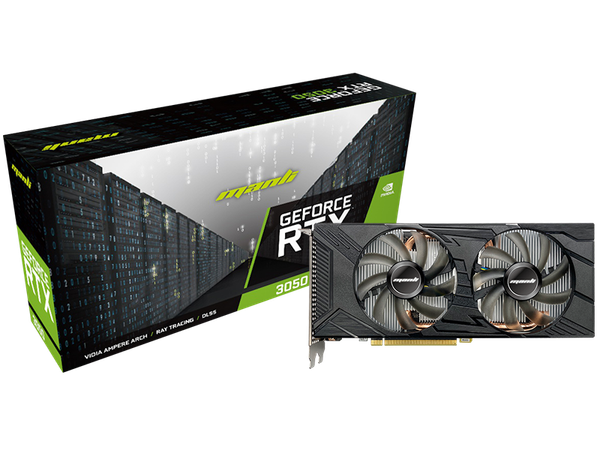 VGA Manli GeForce RTX 3050 Nebula Twin 8GB