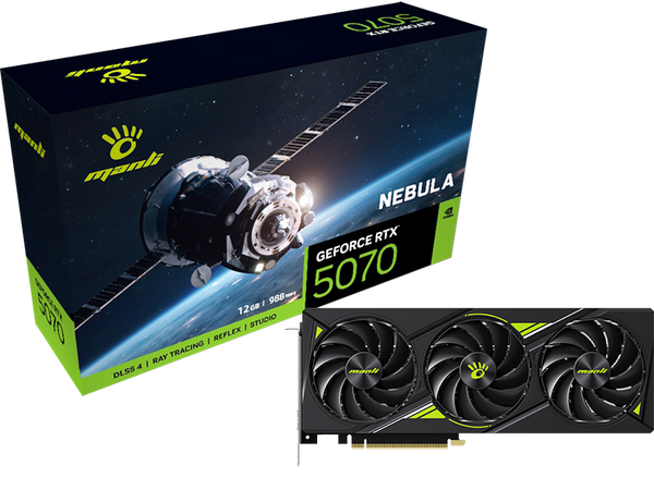 VGA Manli Nebula GeForce RTX 5070 GDDR7 12GB