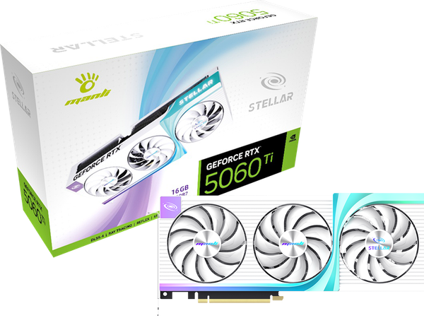VGA Manli Stellar GeForce RTX 5060 Ti OC GDDR7 16GB