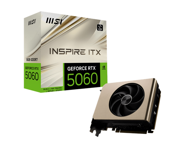 VGA MSI GeForce RTX 5060 8G INSPIRE ITX
