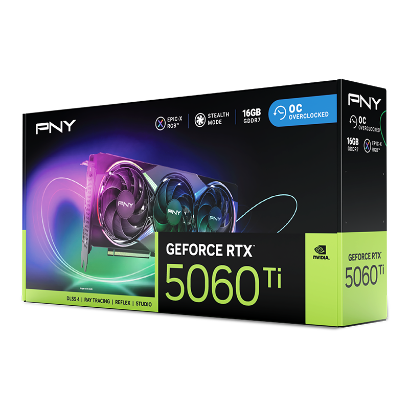 VGA PNY GeForce RTX 5060 Ti ARGB OC 16GB