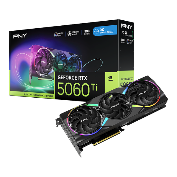 VGA PNY GeForce RTX 5060 Ti ARGB OC 8GB