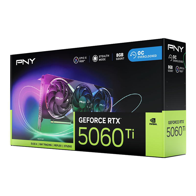VGA PNY GeForce RTX 5060 Ti ARGB OC 8GB