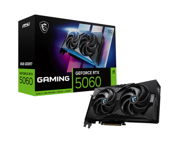 VGA MSI GeForce RTX™ 5060 GAMING OC 8G