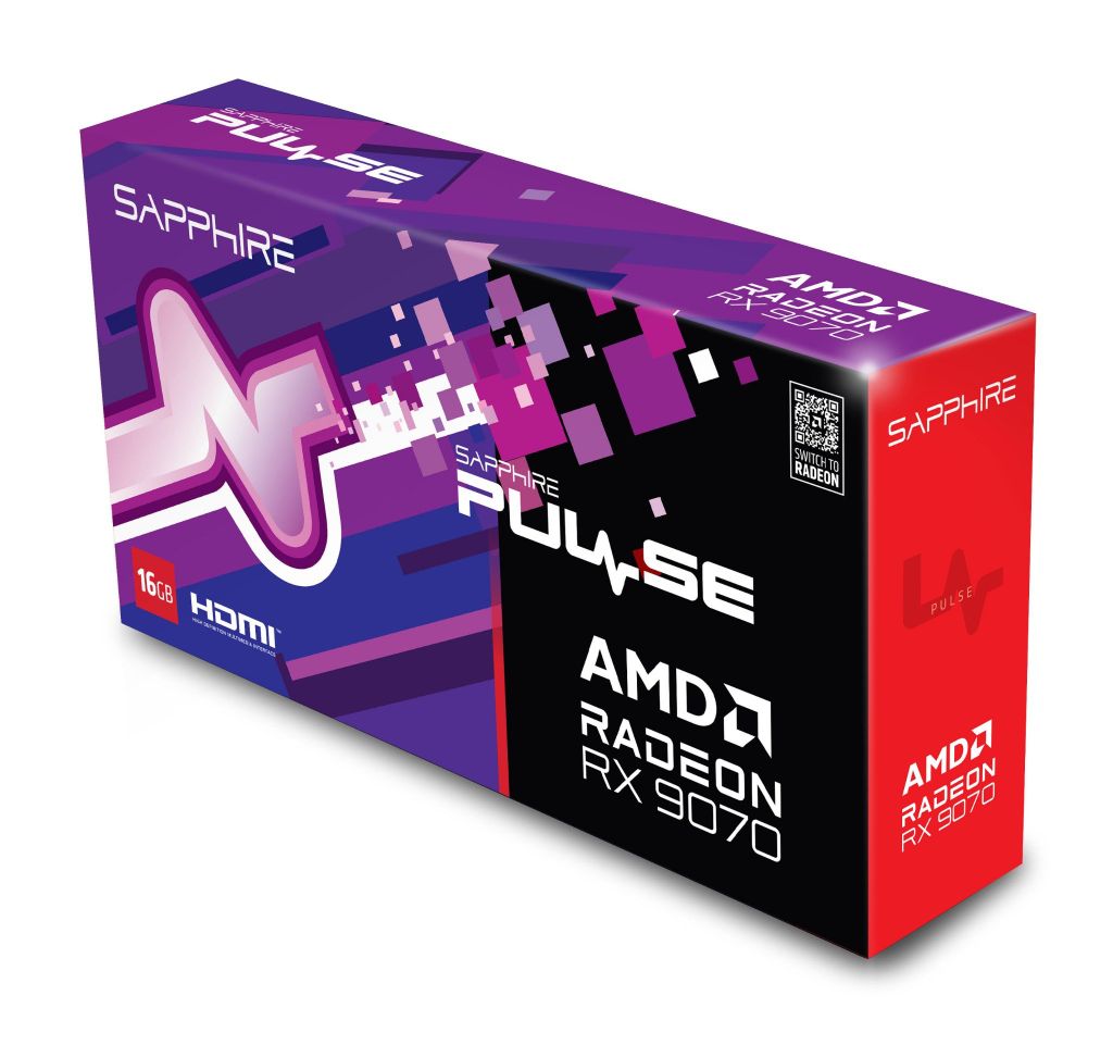VGA SAPPHIRE PULSE AMD Radeon™ RX 9070 GPU