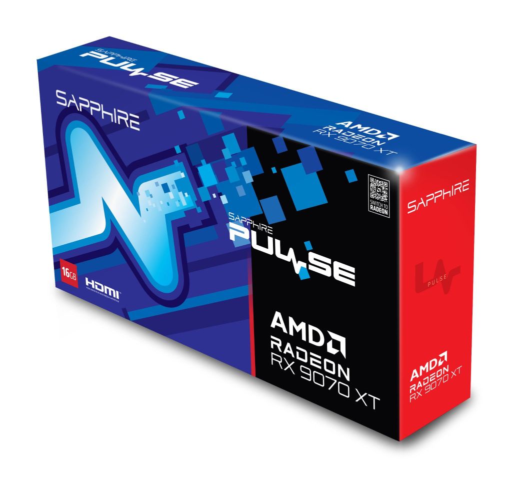 VGA SAPPHIRE PULSE AMD Radeon™ RX 9070 XT GPU