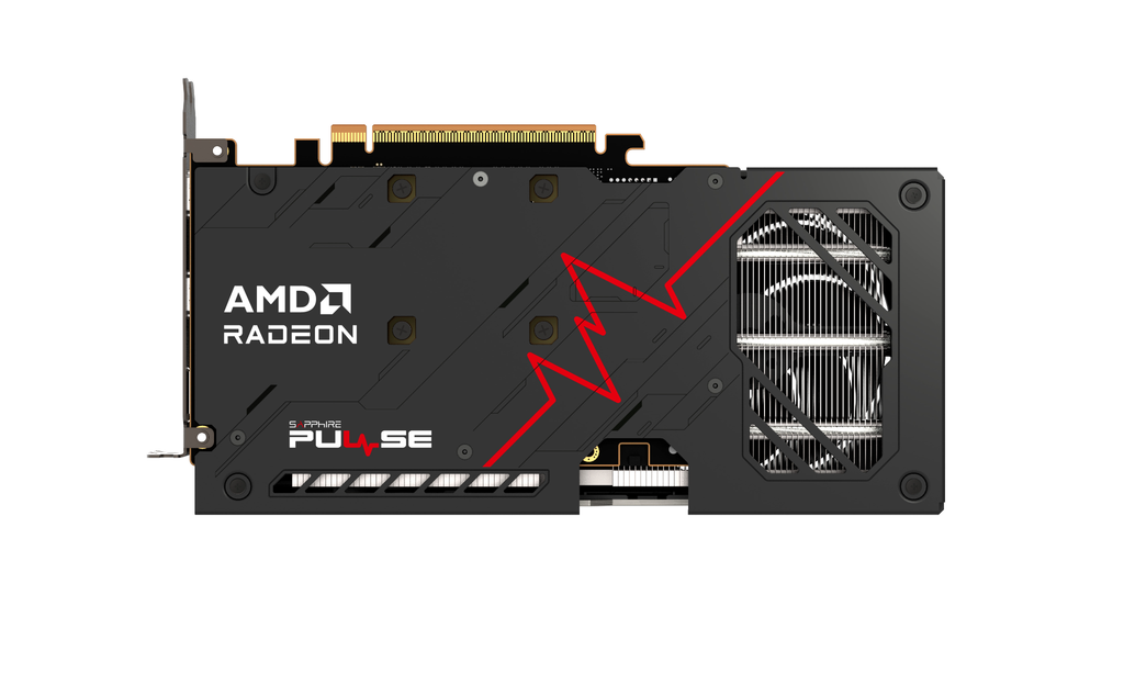 VGA SAPPHIRE PULSE AMD Radeon RX 9060 XT 8GB GPU