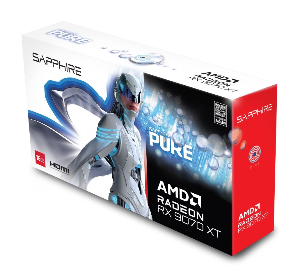 VGA SAPPHIRE PURE AMD Radeon™ RX 9070 XT GPU
