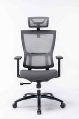 Ghế công thái học ergonomic WARRIOR – Hero series – WEC506v2 Black/Gray