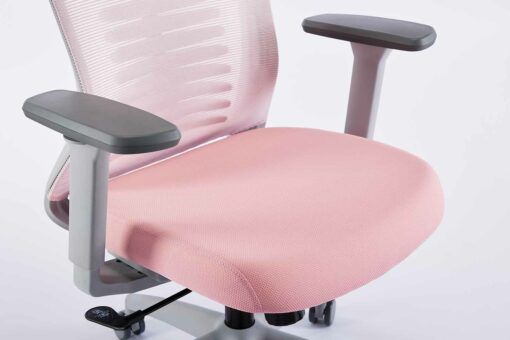 Ghế công thái học ergonomic WARRIOR – Hero series – WEC502 Gray & Pink