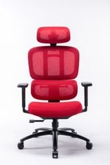 Ghế công thái học ergonomic WARRIOR – Hero series – WEC509 Black/Red