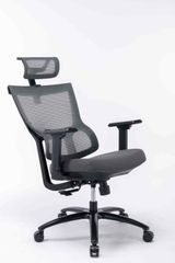 Ghế công thái học ergonomic WARRIOR – Hero series – WEC506v2 Black/Gray