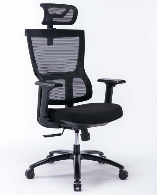 Ghế công thái học ergonomic WARRIOR – Hero series – WEC506v2 Black