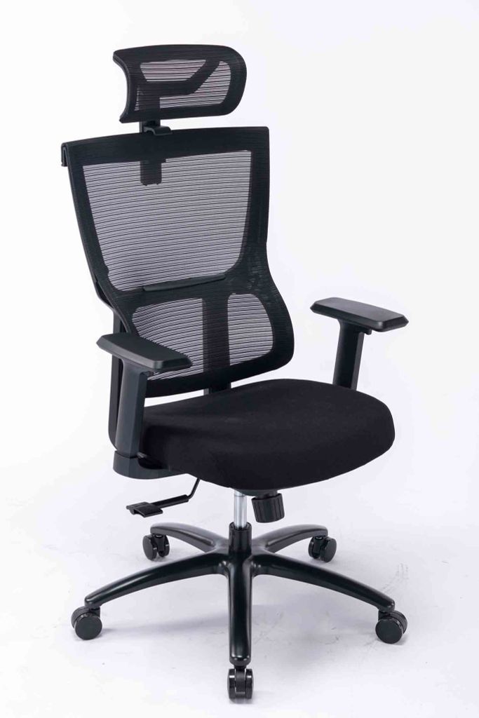 Ghế công thái học ergonomic WARRIOR – Hero series – WEC506v2 Black