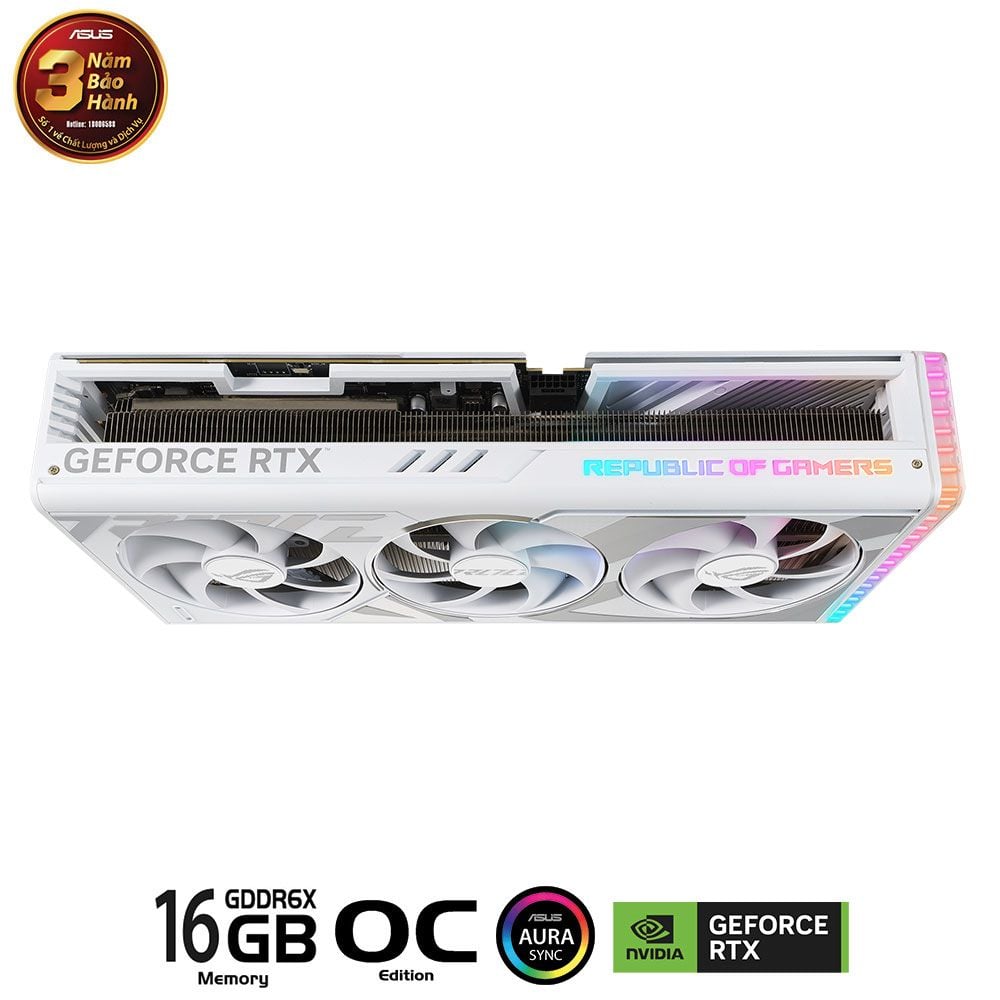 VGA ROG Strix GeForce RTX™ 4080 SUPER 16GB GDDR6X White OC Edition