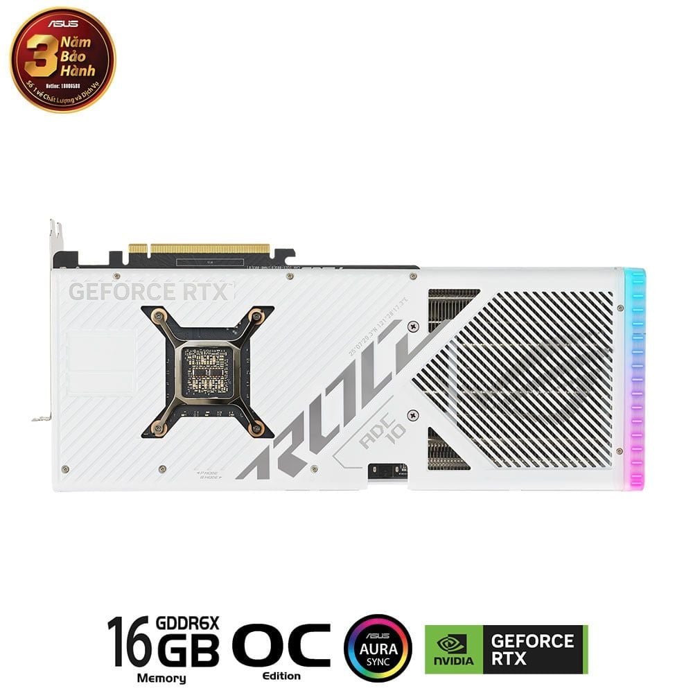 VGA ROG Strix GeForce RTX™ 4080 SUPER 16GB GDDR6X White OC Edition