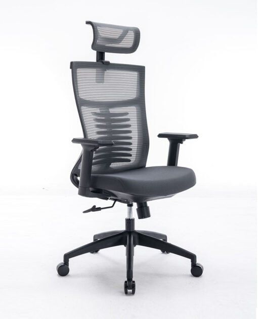 Ghế công thái học ergonomic WARRIOR – Hero series – WEC502 Black Gray