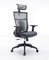 Ghế công thái học ergonomic WARRIOR – Hero series – WEC502 Black Gray