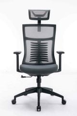 Ghế công thái học ergonomic WARRIOR – Hero series – WEC502 Black Gray