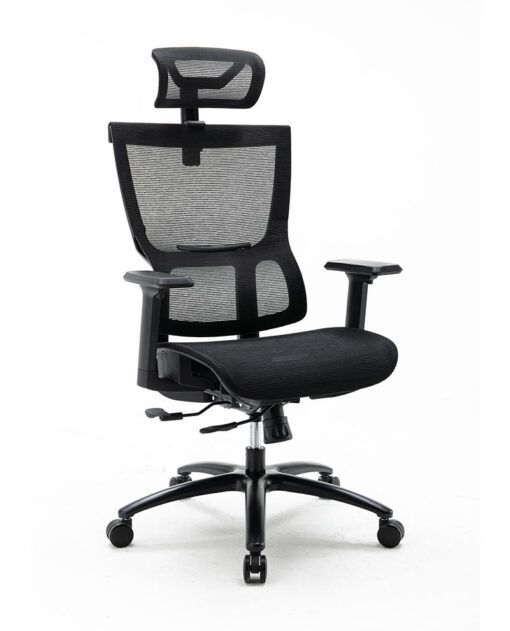 Ghế công thái học ergonomic WARRIOR – Hero series – WEC506 Black