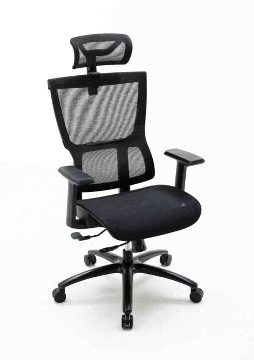 Ghế công thái học ergonomic WARRIOR – Hero series – WEC506 Black