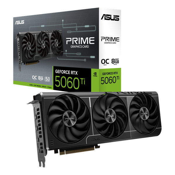 VGA ASUS PRIME GeForce RTX™ 5060 Ti 8GB GDDR7 OC Edition