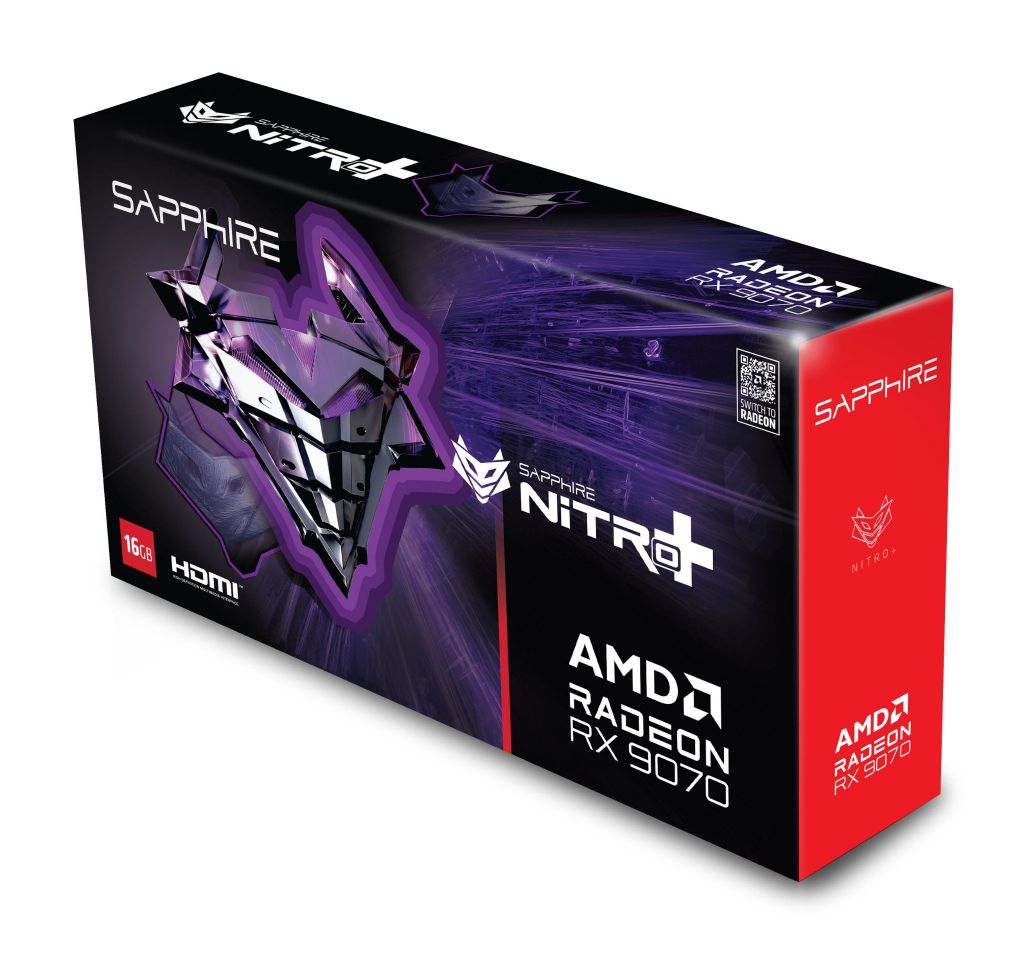 VGA SAPPHIRE NITRO+ AMD Radeon™ RX 9070 GPU