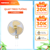 Quạt treo tường Panasonic model F-409U (màu xanh, vàng kim - 3 chế độ gió - 47.5W)- KO GỒM CP LẮP