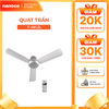 Quạt trần Panasonic model F-48CZL (màu trắng - 3 chế độ gió - công suất 55W) - KHÔNG GỒM PHÍ LẮP ĐẶT